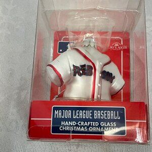 Kurt S. Adler MLB Red Sox Glass Jersey Christmas Ornament